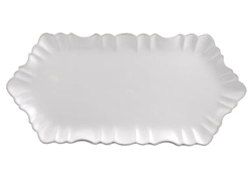 Cloud Appetizer Plate Large-White