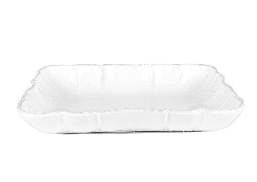 Deep Platter Large-White