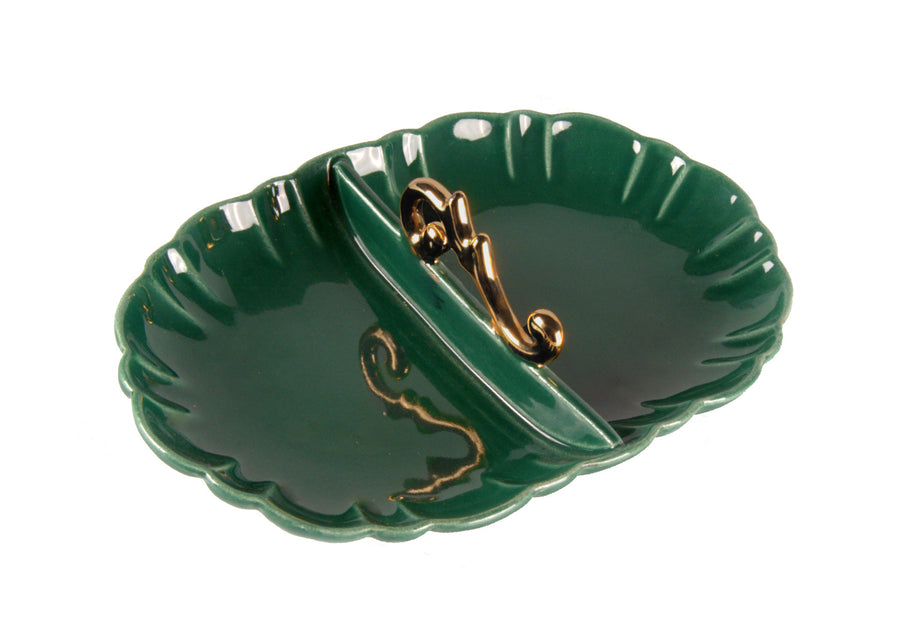 Appetizer Handle Gold-Green