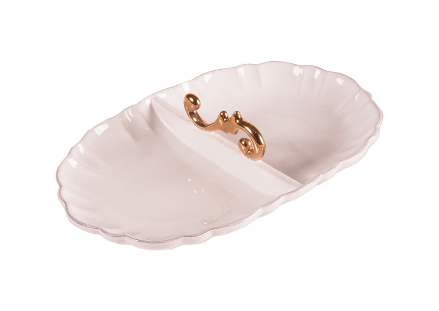 Appetizer Handle Gold-White
