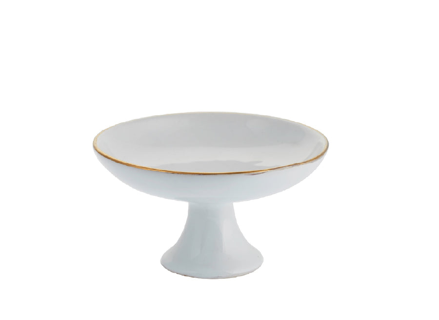 COOKIE PLATTER SMALL GOLD-WHİTE