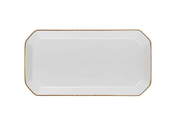 Octave Plate Small Gold-White