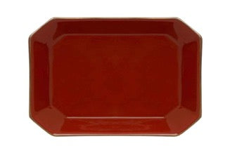 OCTAVE PLATE LARGE GOLD-CORAL