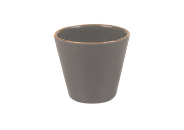 Double Espresso Cup Round Gold-Light Grey