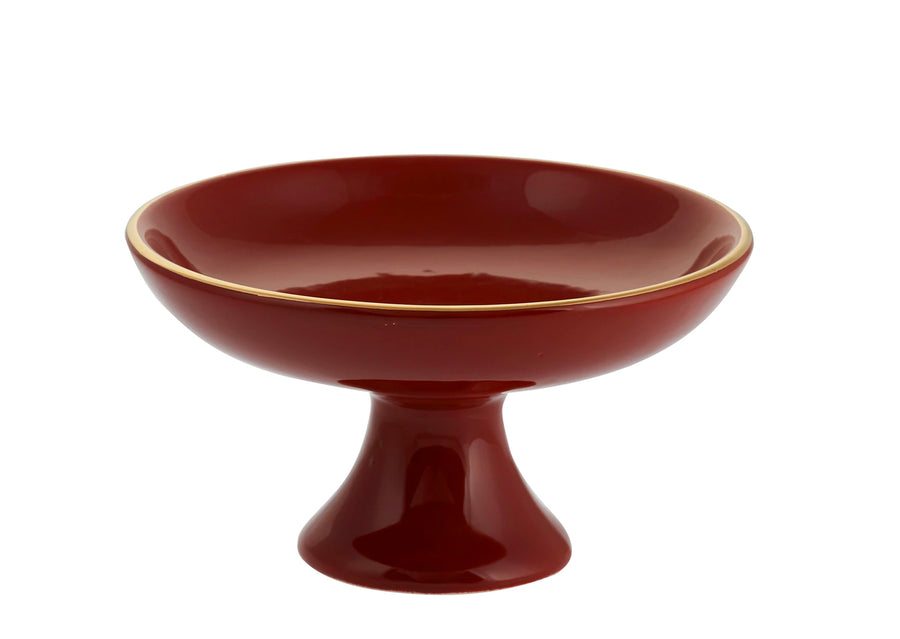 COOKIE PLATTER LARGE GOLD-CORAL