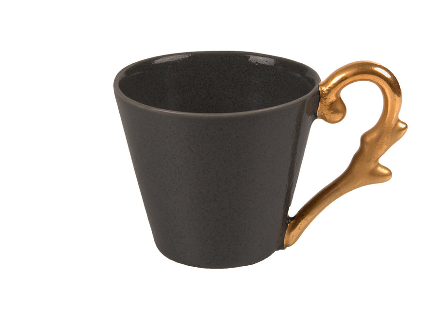 Mug Handle Gold-Dark Grey