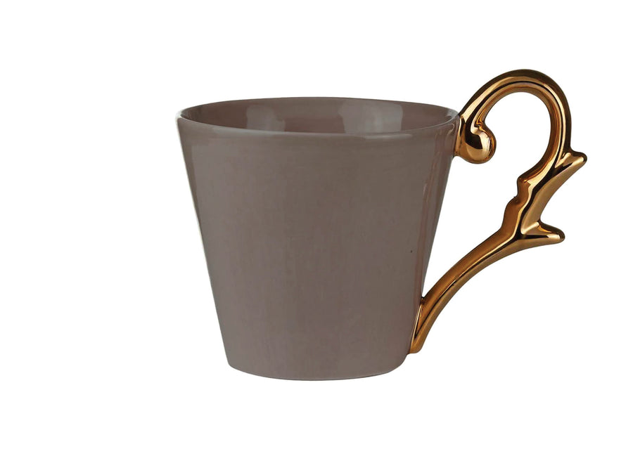 Mug Handle Gold-Mink