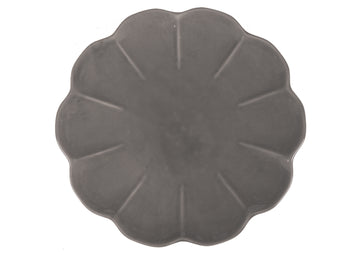 Lotus Dinner Plate-Light Grey