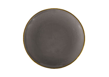 Dinner Plate Gold- Light Grey
